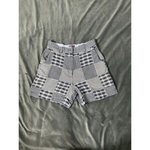 Tommy Hilfiger Shorts Womens Size 4 gingham Navy White